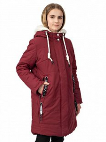 Купить пальто alpex, цвет: бордовый ( id 10998674 )
