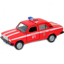 Купить welly 43644fs велли модель машины 1:34-39 lada 2107 пожарная охрана