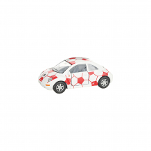 Купить коллекционная машинка serinity toys volkswagen beetle new футбольный, белая с красным ( id 13233240 )