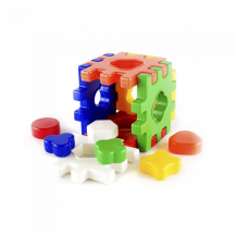 Купить сортер пластмастер развивающая игра логический куб 90020