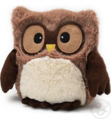 Игрушка-грелка Hooty Совенок Коричневый 25 см ( ID 3957541 )