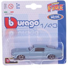 Купить коллекционная машинка bburago "ford mustang gt" 1:43, синяя ( id 8541586 )