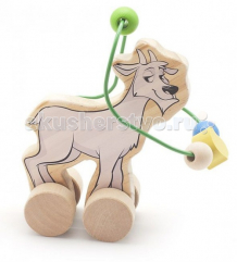 Купить каталка-игрушка мир деревянных игрушек лабиринт-каталка козел д360