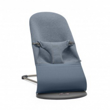 Купить кресло-шезлонг babybjorn bliss, dove blue, 3d jersey, пепельно-синий babybjorn 997123397