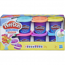 Купить набор пластилина play-doh plus, 8 банок ( id 2808038 )