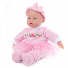 Купить lisa doll кукла интерактивная в розовом костюмчике 40 см 83361