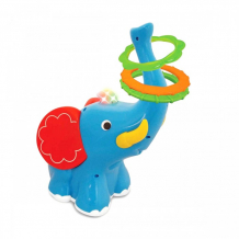 Купить развивающая игрушка kiddieland слон-кольцеброс kid 053553