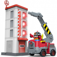 Купить робокар поли (robocar poli) пожарная станция с фигуркой рой 83409