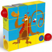 Купить деревянная игрушка scratch пазл-трек цирк 6181031