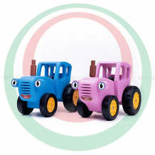 Купить деревянная игрушка bochart синий трактор ( id 16165599 )
