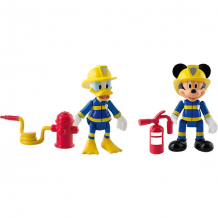 Купить disney набор фигурок "микки и весёлые гонки: пожарные" (микки и дональд, 8 см, аксесс.) ( id 5500116 )