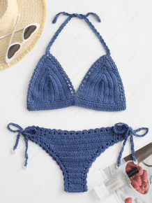 Купить shell embellished crochet bralette bikini swimwear ( id 469259502 )