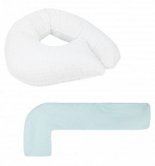 Купить комплект smart-textile гармония-лайт подушка/наволочка длина по краю 250 см, цвет: голубой ( id 8305783 )