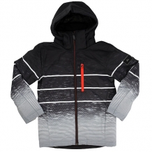 Купить куртка утепленная детская quiksilver missio en yo black blur lights черный,серый ( id 1187360 )