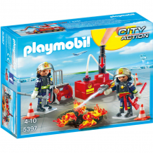 Купить конструктор playmobil городской аэропорт: операция по тушению пожара с водяным насосом 5397pm