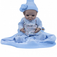 Купить berjuan s.l. кукла newborn с голубым одеялом для малыша 45 см 8095br