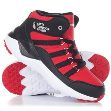 Купить ботинки зимние детские anta w31746905-2 black черный,красный ( id 1194037 )