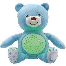 Купить музыкальная игрушка-проектор chicco "мишка", голубой ( id 9488455 )