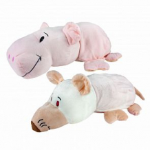 Купить мягкая игрушка-вывернушка 1toy «символы года» свинья-крыса 35 см ( id 11228828 )