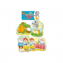 Купить мягкие пазлы vladi toys "baby puzzle" сказки курочка ряба ( id 8865064 )