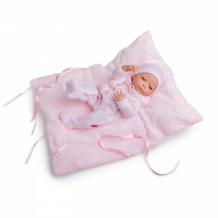 Купить berjuan s.l. кукла newborn с розовой подушечкой для малыша 45 см 8098br