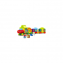 Купить конструктор kids home toys паровоз с цифрами, 50 деталей ( id 16188333 )