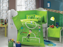 Купить комплект в кроватку hobby home collection soccer (10 предметов) 1501001785