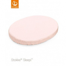 Купить простынь на резинке stokke sleepi mini pink bee, светло-розовый stokke 996967152