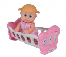 Купить bouncin' babies кукла бони с кроваткой 16 см 803002