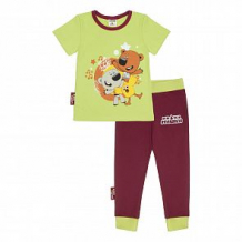 Купить пижама брюки/футболка lucky child ми-ми-мишки, цвет: зеленый ( id 11624422 )