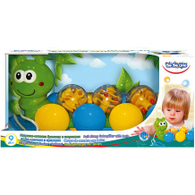 Купить игрушка-каталка bebelino гусеница с шариками ( id 15654245 )