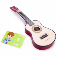 Купить деревянная игрушка new cassic toys гитара мини 60 см 10341/10344
