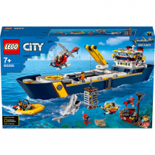 Купить конструктор lego city oceans исследовательское судно 60266, 745 элементов ( id 15007132 )