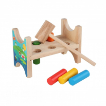 Купить деревянная игрушка игрушки из дерева стучалка гвозди-перевертыши д446