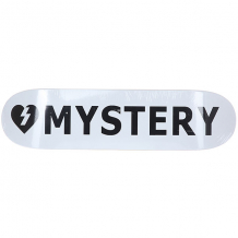 Дека для скейтборда для скейтборда Mystery Logo White/Black белый ( ID 1202121 )