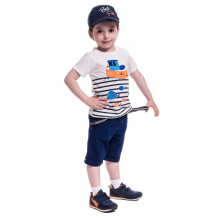 Купить cascatto комплект одежды для мальчика (футболка, бриджи, бейсболка, декоративные подтяжки) g_komm18 