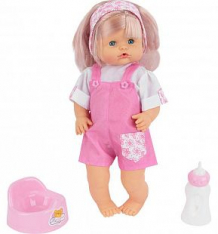 Купить кукла-пупс tongde в розовом комбинезоне 39 см ( id 6321301 )