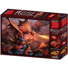 Купить пазл prime 3d «огненный дракон», 500 деталей (стереоэффект) ( id 13228747 )