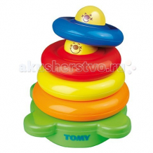Купить развивающая игрушка tomy веселая пирамидка 6634t/то6634/6634