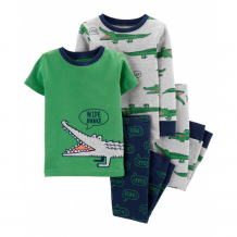 Купить carter's пижама для мальчика с крокодилами (4 предмета) 1l808910/2l809510