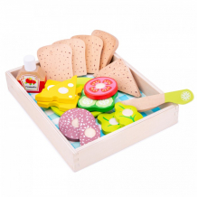 Купить деревянная игрушка new cassic toys набор продуктов для пикника 10591
