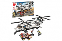 Купить конструктор enlighten brick военный вертолет с фигурками 648 деталей brick3208 (9)