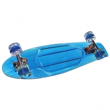 Купить скейт мини круизер sunset wave complete blue deck blue wheels 6 x 22 (55.9 см) ( id 1114335 )