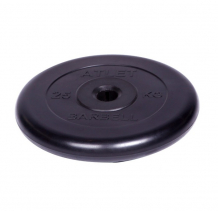 Купить mb barbell диск обрезиненный atlet d 31 мм 25 кг 
