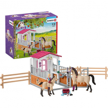 Купить игровой набор schleich "стойло с арабской лошадью и жеребенком" ( id 6671886 )