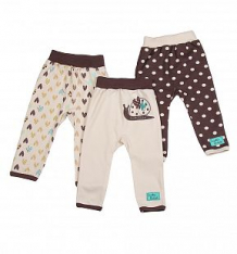 Купить комплект брюки 3 шт lucky child мужички, цвет: коричневый ( id 1115504 )