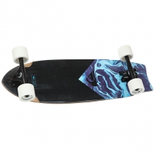 Купить скейт мини круизер quiksilver skate marble blue topaz 9 x 28 (71 см) синий ( id 1204157 )
