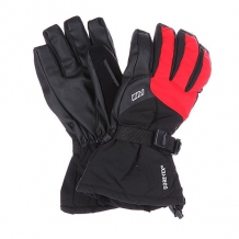 Купить перчатки сноубордические pow warner glove black/red красный ( id 1102140 )
