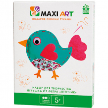 Купить набор для творчества maxi art "игрушка из фетра" птенчик ( id 13067588 )