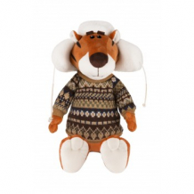 Купить мягкая игрушка "тигр гоша в свитере и шапке-ушанке" maxitoys luxury maxi toys 997273290